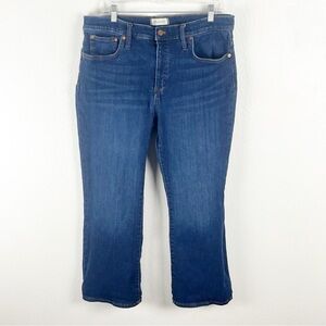 MADEWELL Mid Rise Kick Out Five Pockets Jeans, Size 32